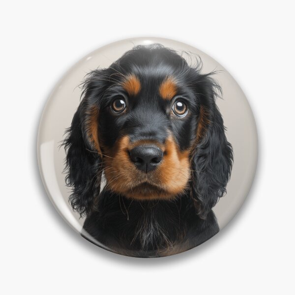 Item preview, Adorable Gordon Setter Puppy for Cute Black and Tan Setter puppy lovers designed and sold by LazyOwlStore.
