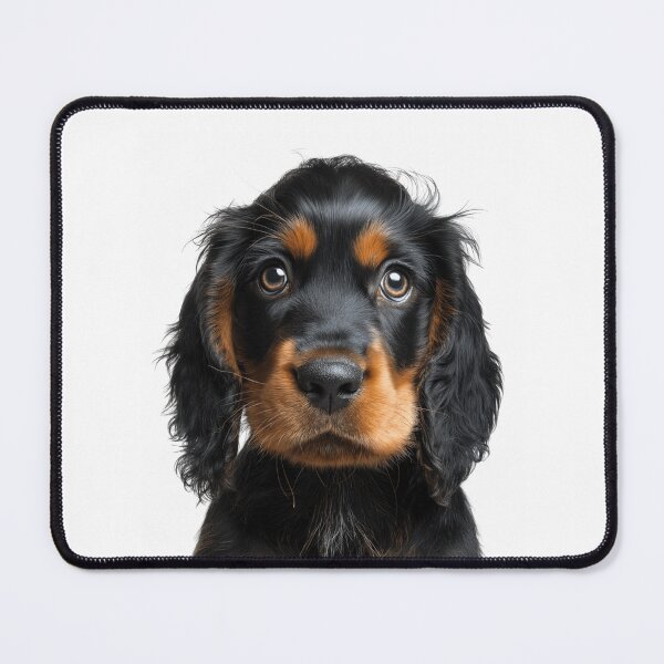 Item preview, Adorable Gordon Setter Puppy for Cute Black and Tan Setter puppy lovers designed and sold by LazyOwlStore.