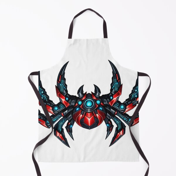 Item preview, Cyberpunk Spider Drone Logo | Futuristic Mechanical Arachnid designed and sold by Art by Debasish.