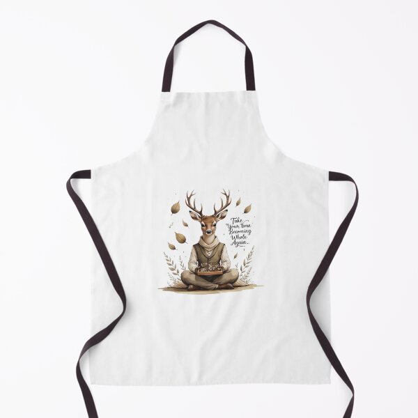 Item preview, Take Your Time Becoming Whole Vintage Deer Dark Academia Healing designed and sold by AQUILAKREO.