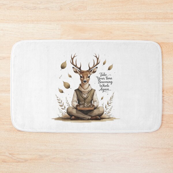 Item preview, Take Your Time Becoming Whole Vintage Deer Dark Academia Healing designed and sold by AQUILAKREO.