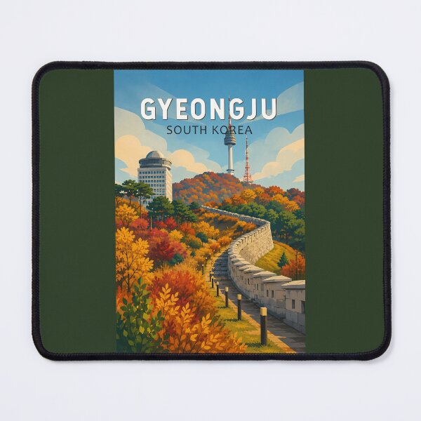 Item preview, Gyeongju South Korea Illustration Travel Art Vintage designed and sold by KrisSidDesigns.