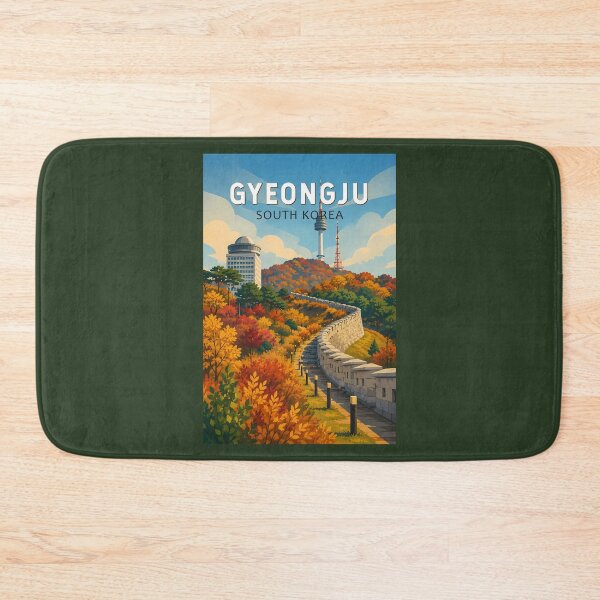 Item preview, Gyeongju South Korea Illustration Travel Art Vintage designed and sold by KrisSidDesigns.