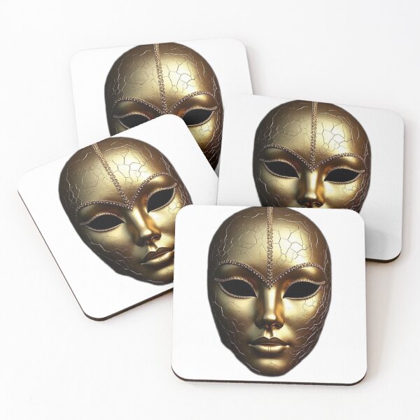 Item preview, Golden Phantom Face designed and sold by Memora405.