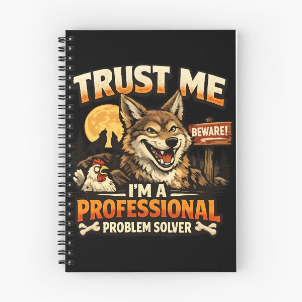 Item preview, Trust Me I’m A Professional Problem Solver - Funny Coyote  designed and sold by SidTastic .