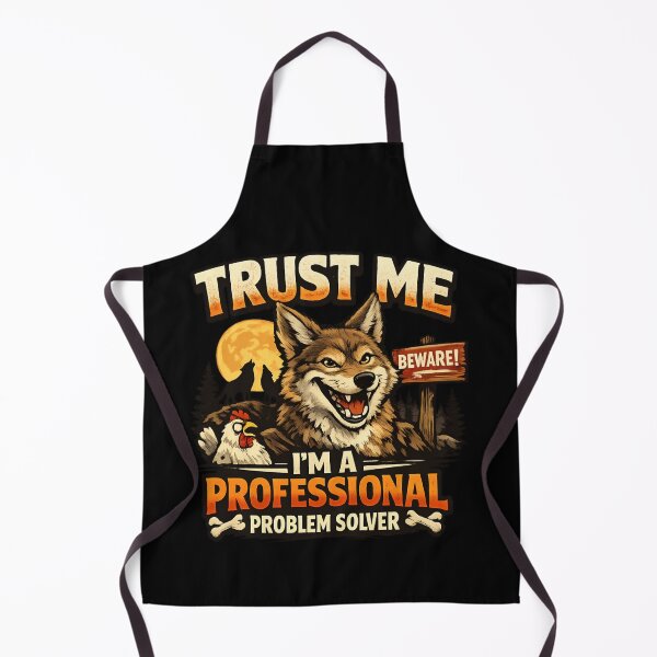 Item preview, Trust Me I’m A Professional Problem Solver - Funny Coyote  designed and sold by SidTastic .
