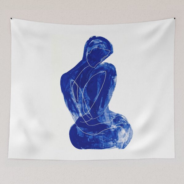 Item preview, Abstract Blue Figure designed and sold by fredcomeaux8.