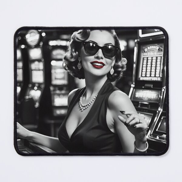 Item preview, Casino Glamor - Vintage Red Lips designed and sold by artificia-off.
