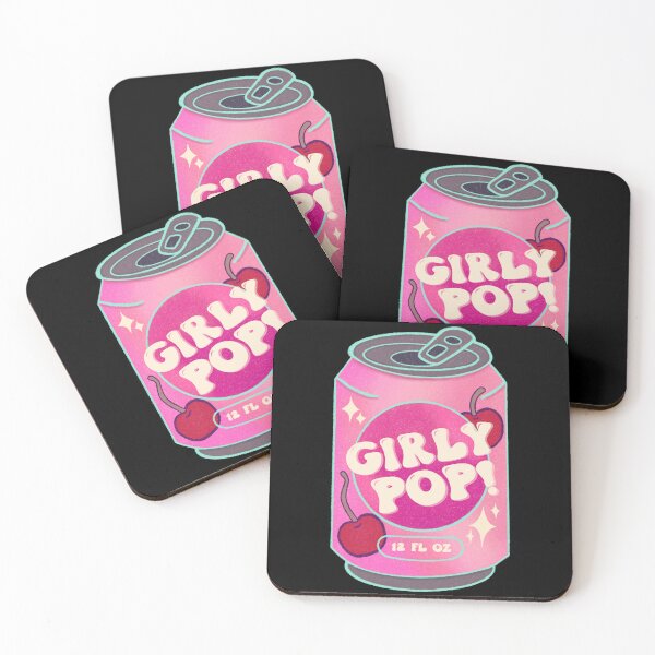 Item preview, Girly Pop — Retro Cherry Soda Can Illustration designed and sold by Whimsy Moth .