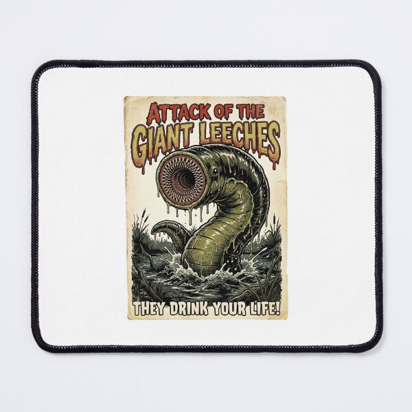 Item preview, Attack of the Giant Leeches Vintage Horror Art designed and sold by DuckOddity.