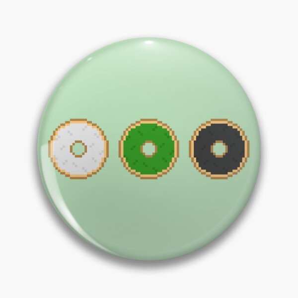 Item preview, Neutrois Pixel Pride Donuts designed and sold by Lilac-Cat.