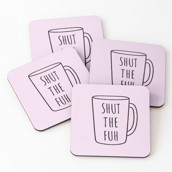 Item preview, Shut The Fuh Cup Trendy Tiktok Meme  designed and sold by darkdotsdesigns.