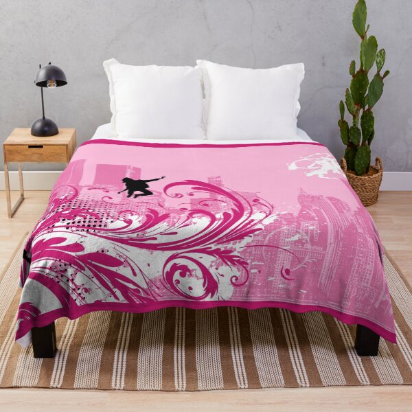 Item preview, 2000s Retro Pop Art - Pink Grunge Garden & City designed and sold by Pics'Elle Creations.