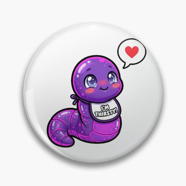Item preview, Giant Leeches Cute Thirsty Baby Leech Art designed and sold by DuckOddity.