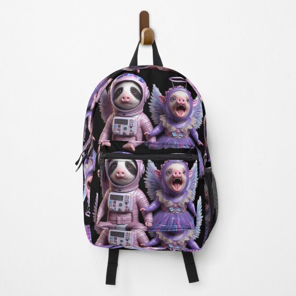 Item preview, Intergalactic Pigs in Pink & Purple designed and sold by LujziWorld.