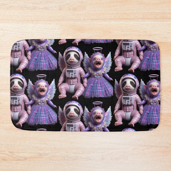 Item preview, Intergalactic Pigs in Pink & Purple designed and sold by LujziWorld.