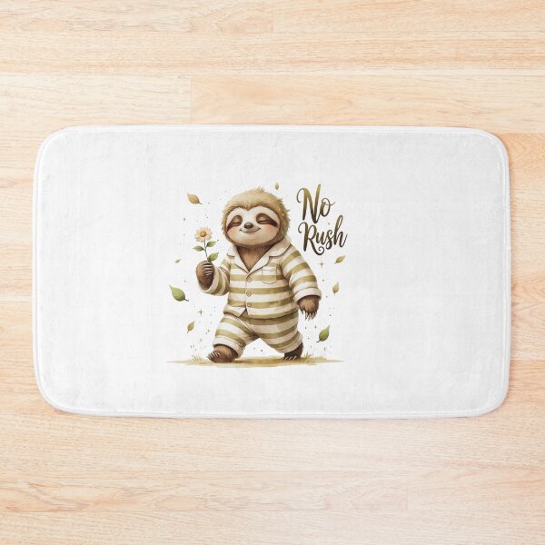 Item preview, No Rush Cute Vintage Sloth Woodland Nursery Decor designed and sold by AQUILAKREO.