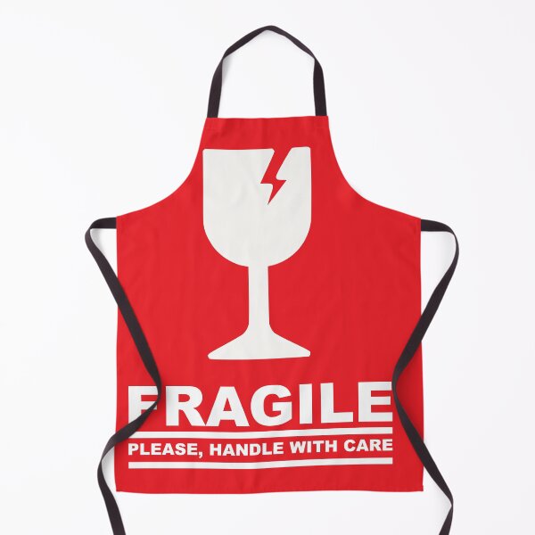 Item preview, Fragile Please Handle With Care Minimal Shipping Sticker Design designed and sold by UI Expert.