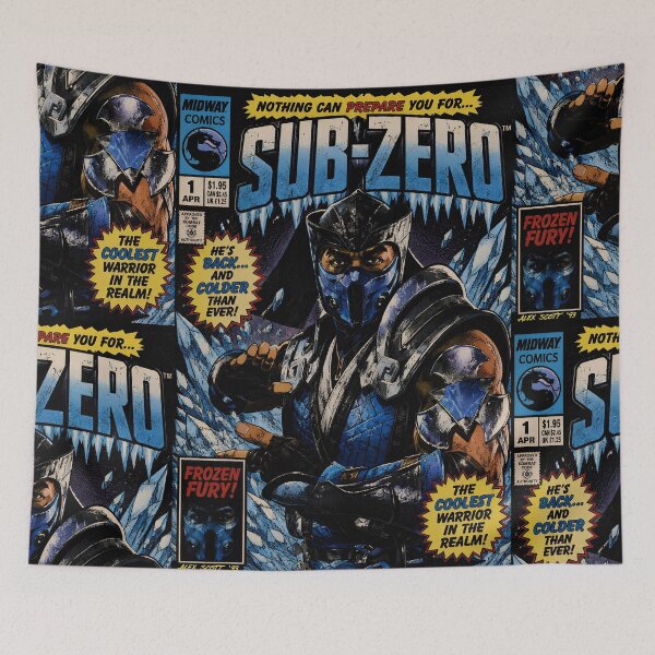 Item preview, Mortal kombat sub-zero '93 comic cover  designed and sold by Campbell0395.