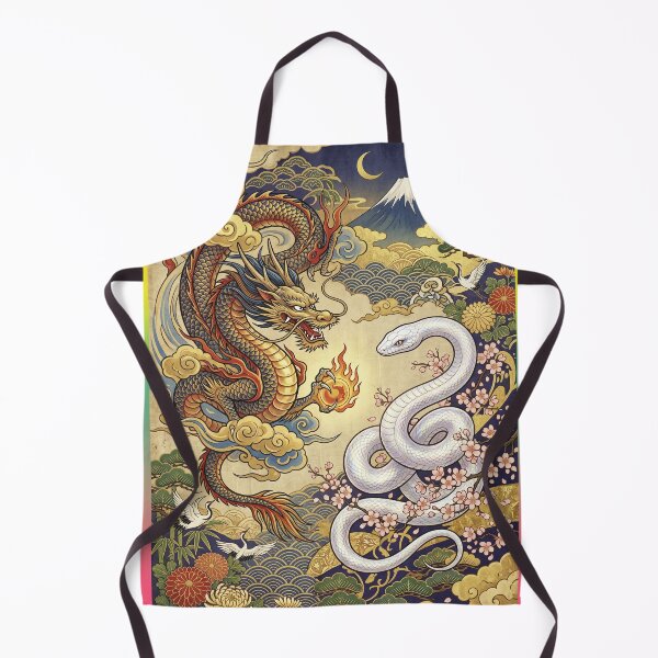 Item preview, Dragons and White Snakes: Japanese Landscapes and Patterns designed and sold by LOVEARTDESIGN.