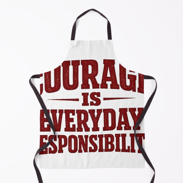 Item preview, Courage Is Everyday Responsibility Quote | Bold Motivational Typography designed and sold by Art by Debasish.