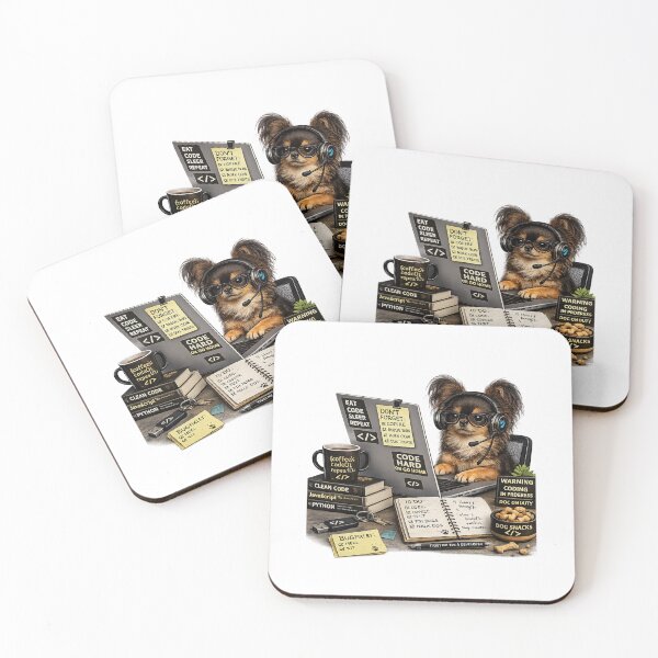Item preview, Russian Toy Coding Dog – Realistic Programmer Puppy designed and sold by YamiSociety.