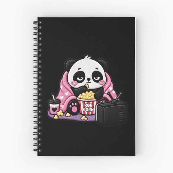 Item preview, Binge Watch Panda Embroidery Patch Cute Kawaii designed and sold by ColorSplash123.