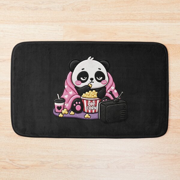 Item preview, Binge Watch Panda Embroidery Patch Cute Kawaii designed and sold by ColorSplash123.