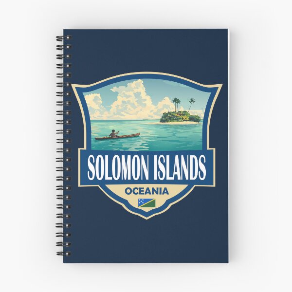 Item preview, Solomon Islands Illustration Retro Badge designed and sold by KrisSidDesigns.