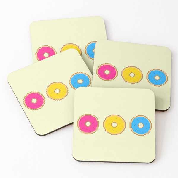 Item preview, Pan Pixel Pride Donuts designed and sold by Lilac-Cat.