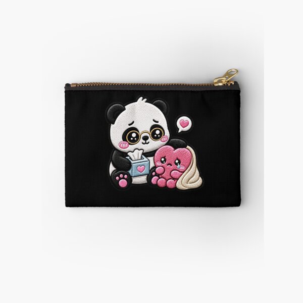 Item preview, Tiny Therapist Panda Embroidery Patch Cute Kawaii designed and sold by ColorSplash123.