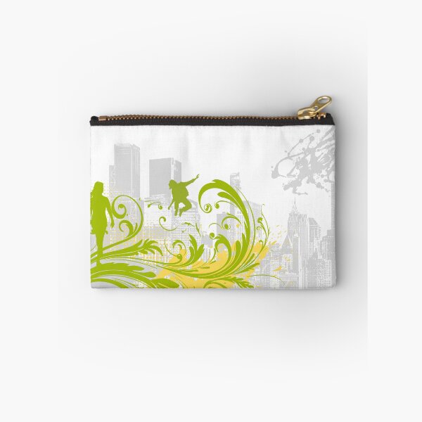Item preview, Lime Vector Garden: Urban Skyline & Grunge Frutiger Metro Swirls designed and sold by Pics'Elle Creations.