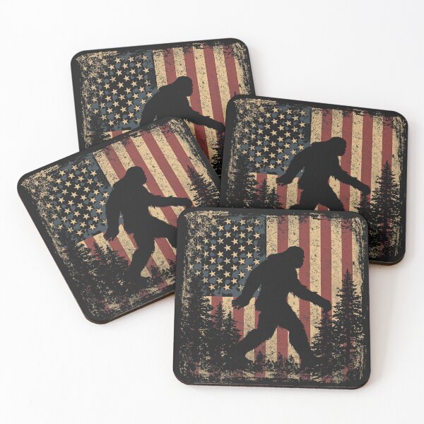 Item preview, BIG FOOT AMERCIAN FLAG designed and sold by BKDIGITALSHOP.
