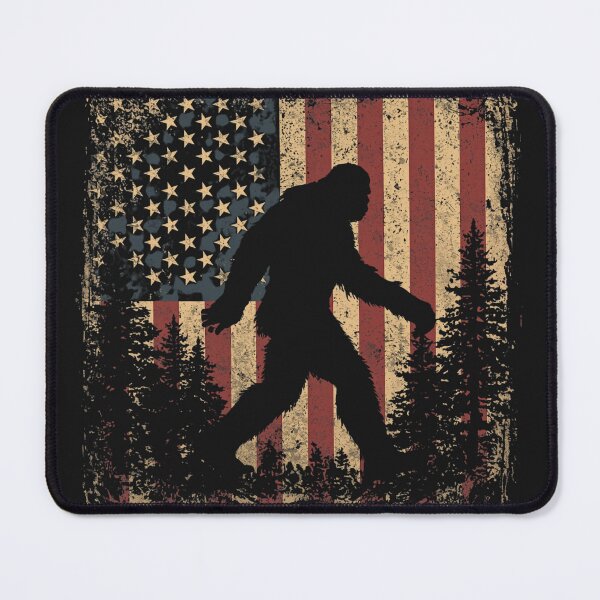 Item preview, BIG FOOT AMERCIAN FLAG designed and sold by BKDIGITALSHOP.