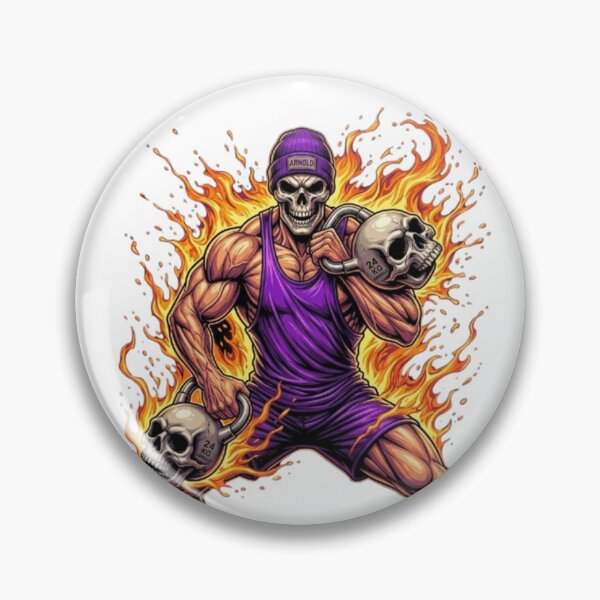 Item preview, Iron Undead: Arnold's Skull Gym designed and sold by NoriudaR.