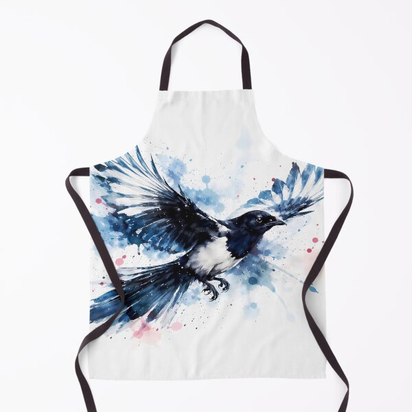 Item preview, Vibrant Magpie in Flight designed and sold by cuprum.