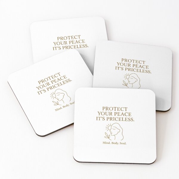 Item preview, Protect Your Peace — Minimalist Self-Care Quote Design | Mental Health, Mindfulness & Positivity Gift designed and sold by WillKay54.