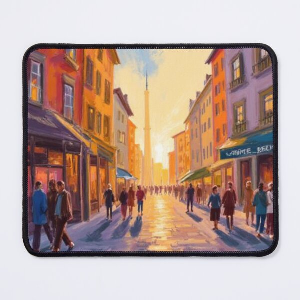 Item preview, street of berlin oil painting designed and sold by cloudzer0000.