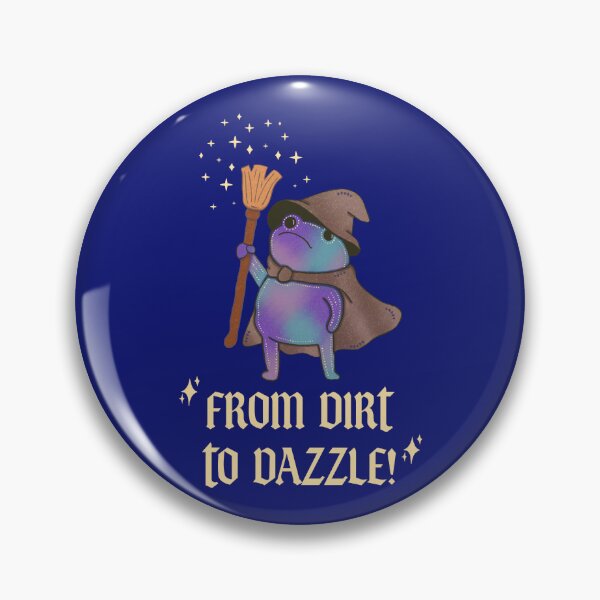 Item preview, From Dirt to Dazzle — Wizard Frog Witch Hat Illustration designed and sold by Whimsy Moth .