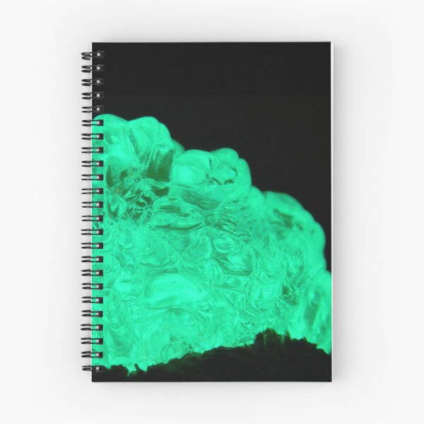 Item preview, Hyalite Opal Under UV – Macro Photo designed and sold by MacroStones.