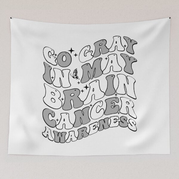 Item preview, Go Gray In May Brain Cancer Awareness Support Warrior Hope designed and sold by 76Valeria.