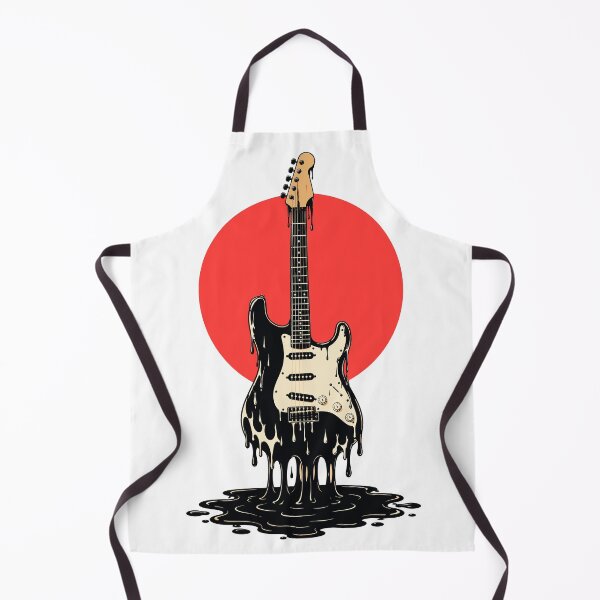 Item preview, Melting Guitar Red Sun designed and sold by UniTeeCo.