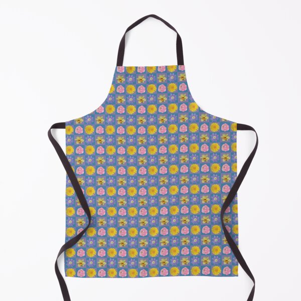 Item preview, Spring Flower Checkers Purple & Blue designed and sold by Digitalmyth's Designs.