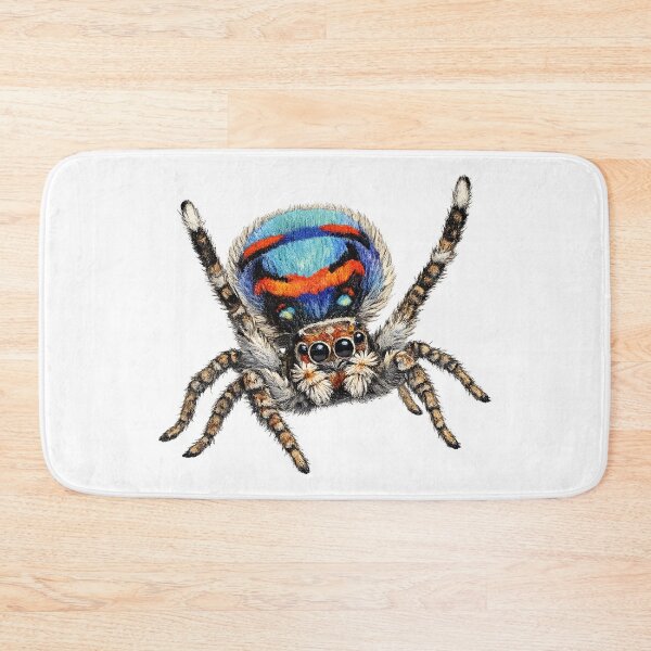 Item preview, Male Peacock Spider Illustration designed and sold by Jaruart.