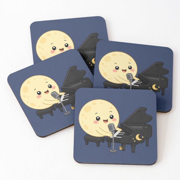 Item preview, Cute Moon Musician Kawaii Music Lover Gift designed and sold by Fanverse Merchandise.