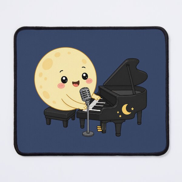 Item preview, Cute Moon Musician Kawaii Music Lover Gift designed and sold by Fanverse Merchandise.