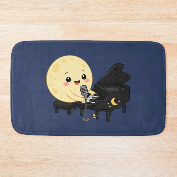 Artikelvorschau, Niedliches Mond-Musiker-Kawaii-Musikliebhaber-Geschenk entworfen und verkauft von Fanverse Merchandise.