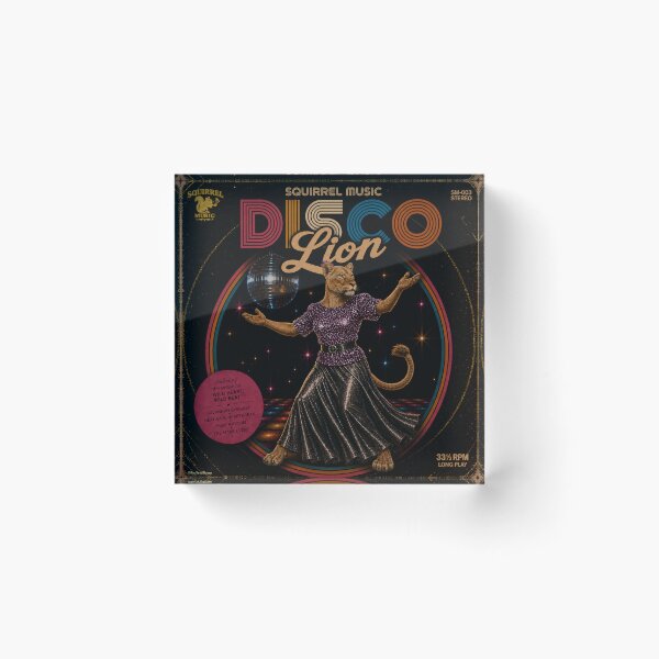 Item preview, Vintage Disco Lioness Album Cover designed and sold by MissTerryWoman.