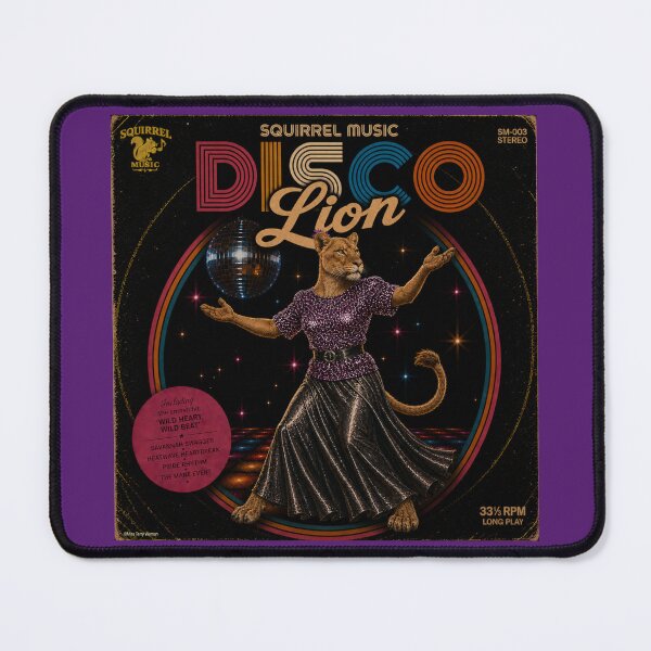 Item preview, Vintage Disco Lioness Album Cover designed and sold by MissTerryWoman.