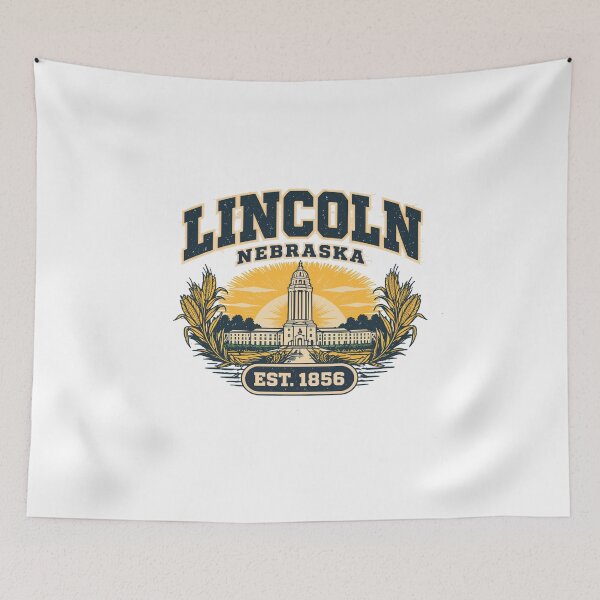 Item preview, Lincoln Nebraska T-Shirt designed and sold by Matinez Pink.